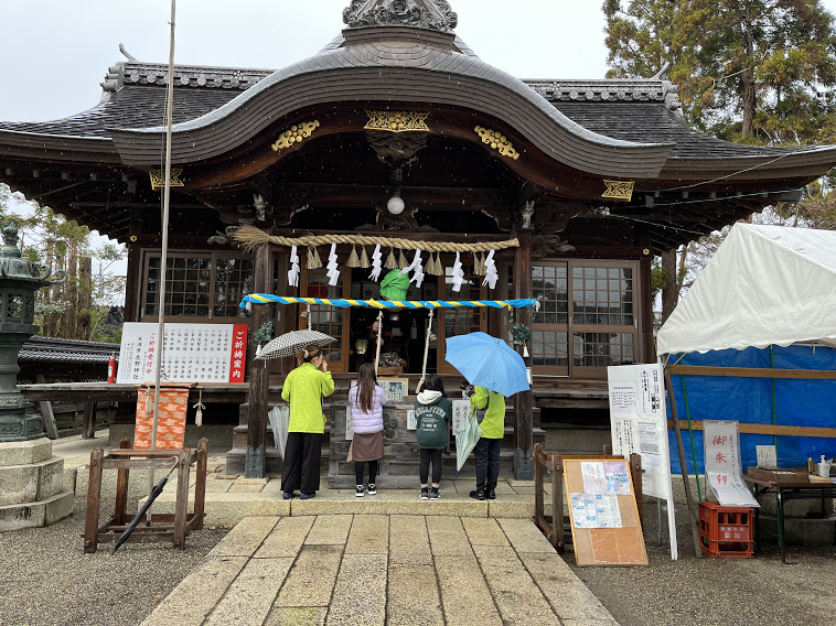 初詣に行きました